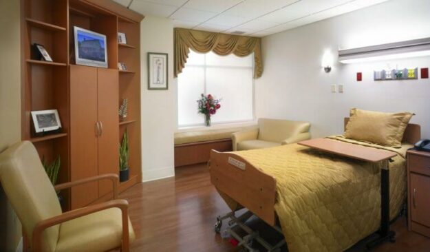 Private in-patient room